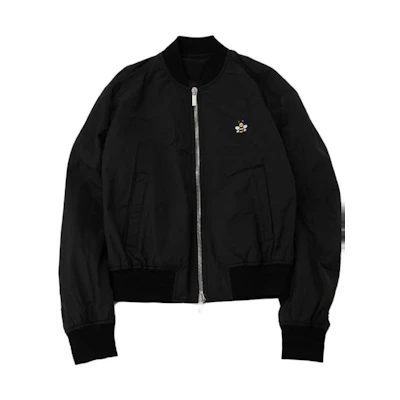 DIOR Black Zipped Long-Sleeve Jacket SS23 Collection. 923C441A4560-982
