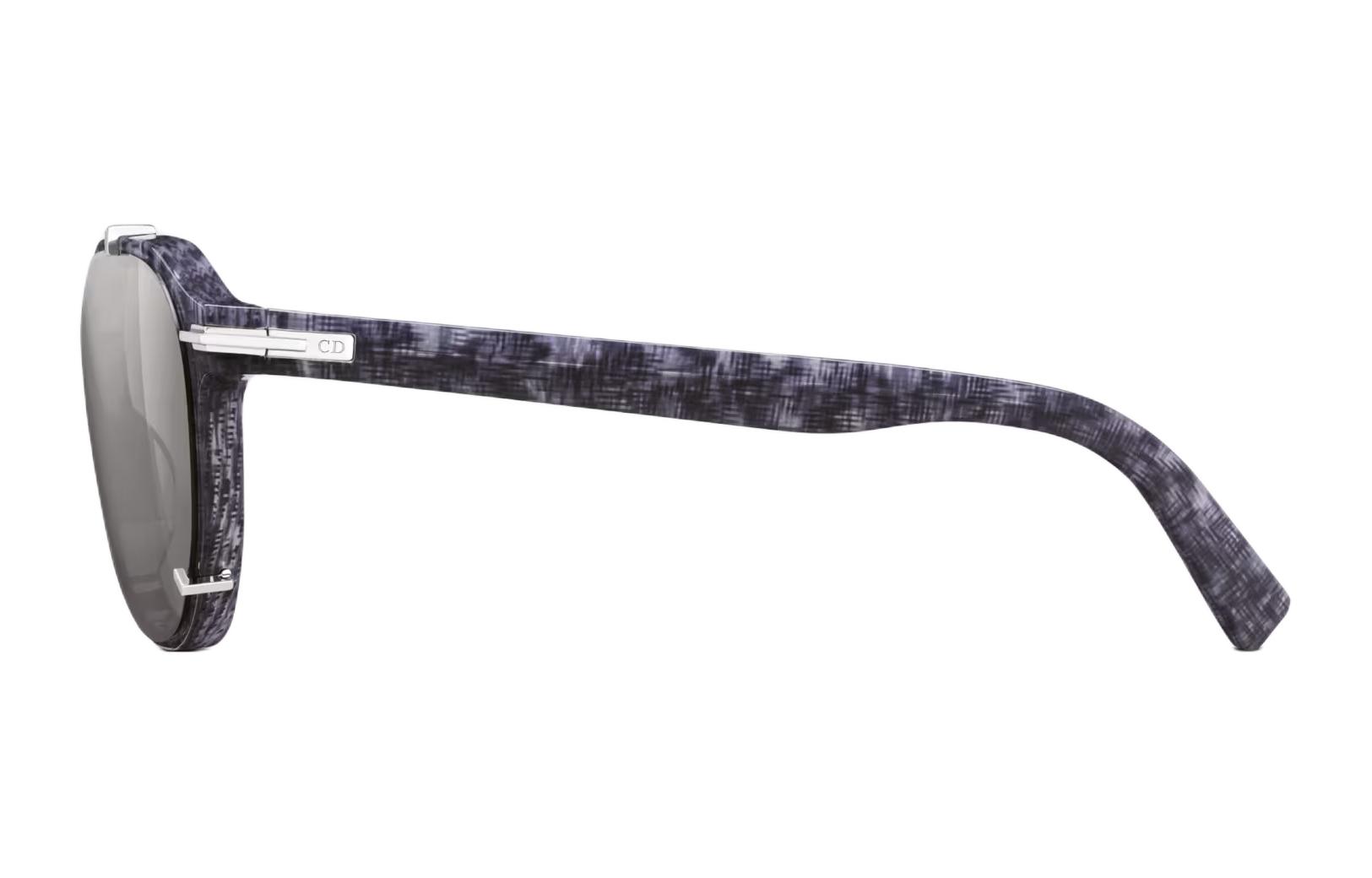 Shop DIOR 藍色蝴蝶板材眼鏡附CD標誌雕刻 SUITRIAR_30A4