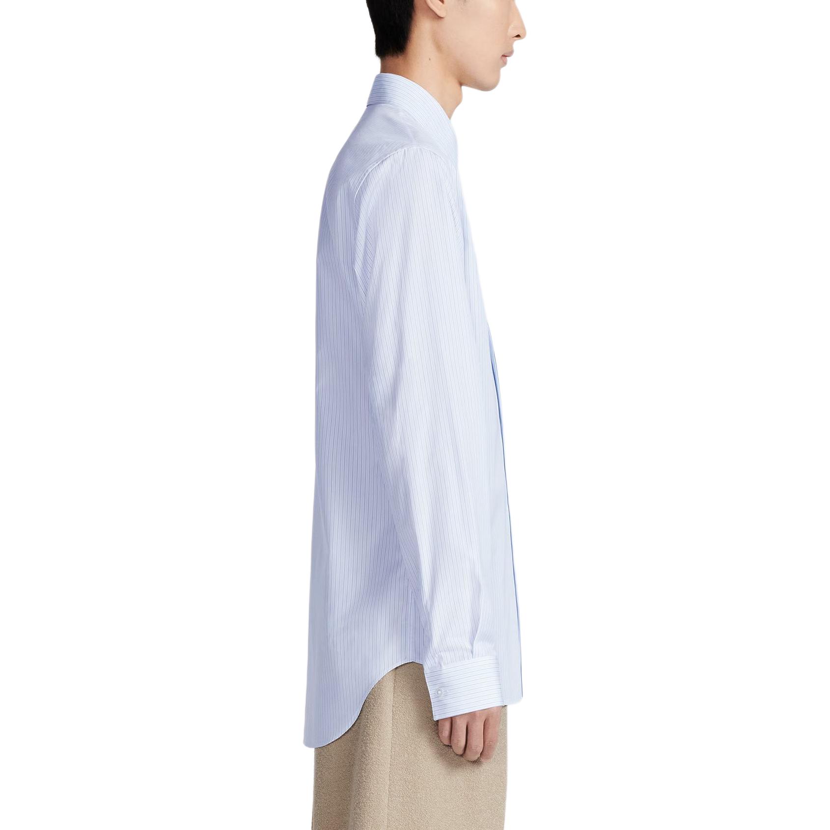 Details for DIOR 蓝色长袖衬衫 字母logo 尖领 483C574A5981-C579