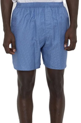 DIOR Celana Pendek Santai Biru Monogram Pinggang Elastis 483C102A5231-C545 Shop DIOR Celana Pendek Santai Biru Monogram Pinggang Elastis 483C102A5231-C545