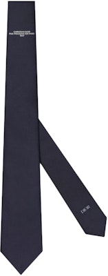 DIOR Blue Silk Tie with Logo Design. 41C1047B0914_C580 Order DIOR Blue Silk Tie with Logo Design. 41C1047B0914_C580