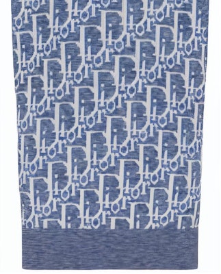 ディオール ブルー ノースリーブ ニット セーター ロゴ ジャカード パターン付き. 393M662AT662-C580 Cheap ディオール ブルー ノースリーブ ニット セーター ロゴ ジャカード パターン付き. 393M662AT662-C580