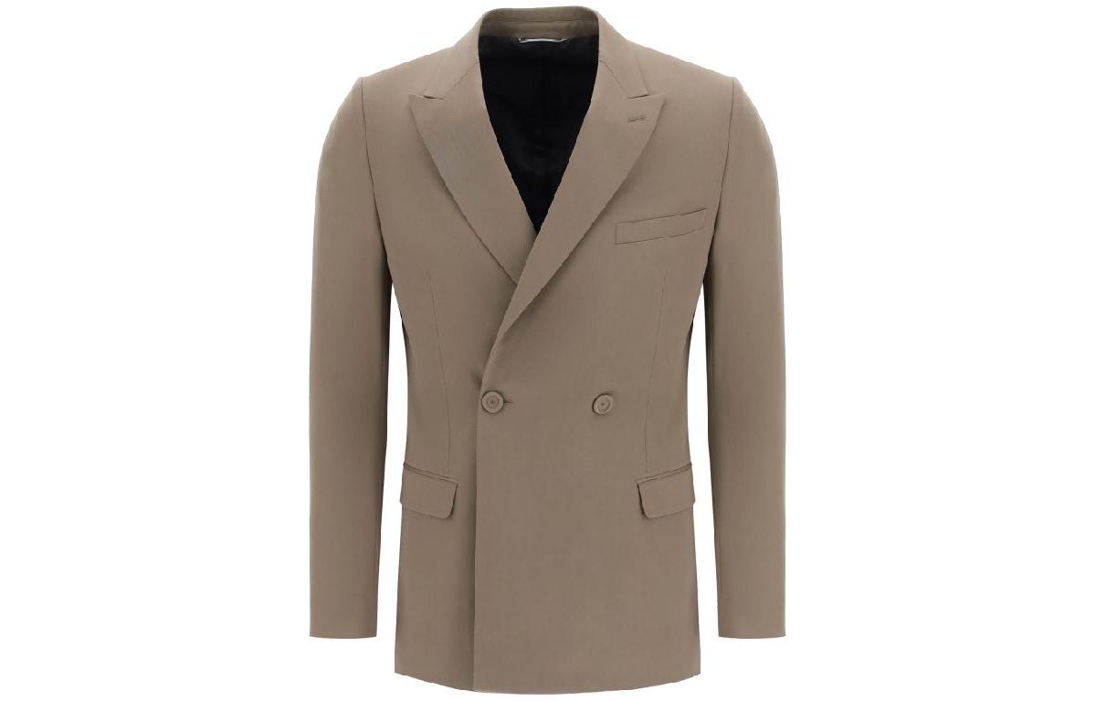 DIOR  Brown Double-Breasted Casual Jacket with Solid Collar. 023C241C4739-731 圖 2