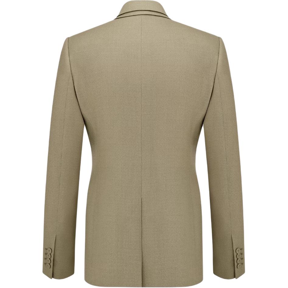 DIOR  Brown Green Double-Breasted Blazer with Detachable Scarf. 383C253A5775-C640 圖 3