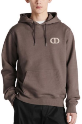 디올 브라운 로고 레터링 후디. 113J698A0531-C771 Purchase 디올 브라운 로고 레터링 후디. 113J698A0531-C771