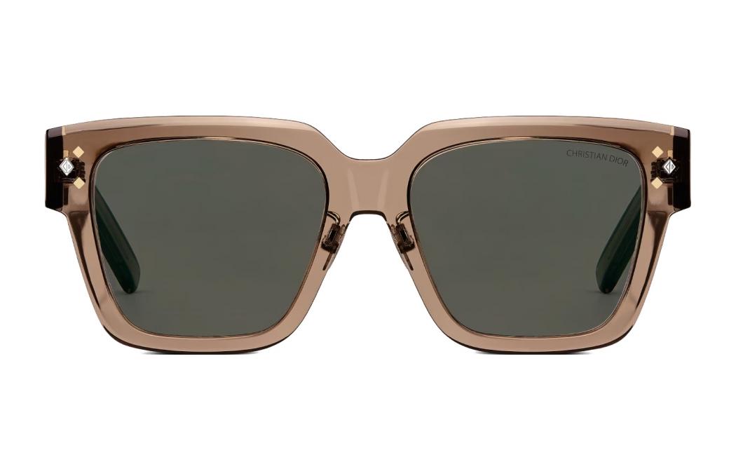 DIOR  Brown Square Sunglasses with Logo Temples. CDDMS2IXR64C0 圖 3