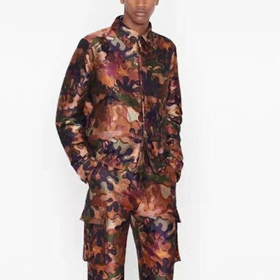 DIOR Jaket Zip Teknik Kamuflaj Jacquard Pelbagai Warna. 143C402A5336-C682 Details for DIOR Jaket Zip Teknik Kamuflaj Jacquard Pelbagai Warna. 143C402A5336-C682