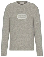 DIOR Cashmere Sweater with Embroidered Christian Dior Couture Logo. 243M645AT474-C880 DIOR Cashmere Sweater with Embroidered Christian Dior Couture Logo. 243M645AT474-C880