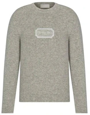 DIOR Cashmere Sweater with Embroidered Christian Dior Couture Logo. 243M645AT474-C880 Order DIOR Cashmere Sweater with Embroidered Christian Dior Couture Logo. 243M645AT474-C880