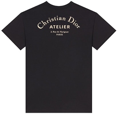 DIOR "Christian Atelier" 黑色男女同款標誌T恤 863J621I0533-C980 Lookbook DIOR "Christian Atelier" 黑色男女同款標誌T恤 863J621I0533-C980