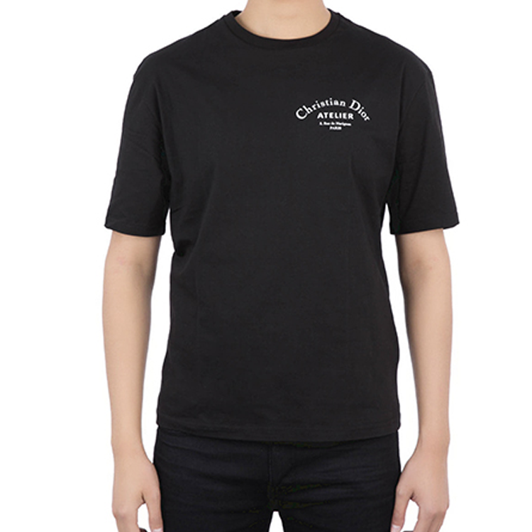Details for DIOR "Christian Atelier" 黑色男女同款標誌T恤 863J621I0533-C980