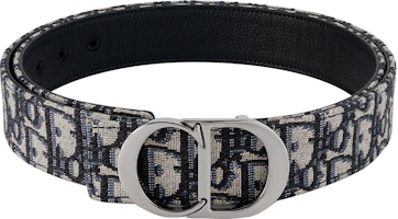 DIOR Classic Oblique Reversible Leather Belt Black/Beige 3.5cm. 4371RUYSEH05E DIOR Classic Oblique Reversible Leather Belt Black/Beige 3.5cm. 4371RUYSEH05E