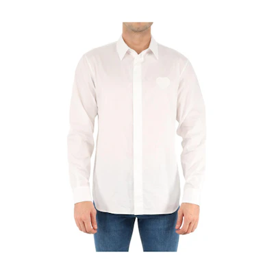 DIOR Classic White Long Sleeve Collared Shirt 213C513C1581-080