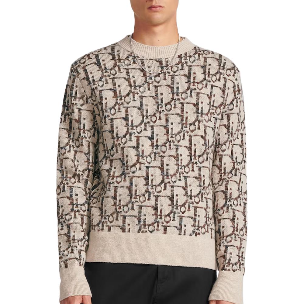 Purchase DIOR Crewneck Sweater Lengan Panjang Bordir Huruf. 193M638AT662-C187