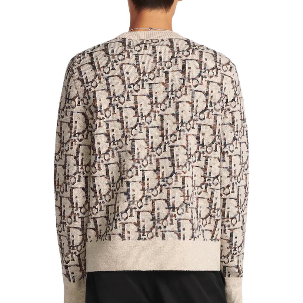 Details for DIOR Crewneck Sweater Lengan Panjang Bordir Huruf. 193M638AT662-C187