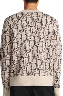 DIOR 刺绣字母宽松款长袖圆领毛衣 193M638AT662-C187 Details for DIOR 刺绣字母宽松款长袖圆领毛衣 193M638AT662-C187