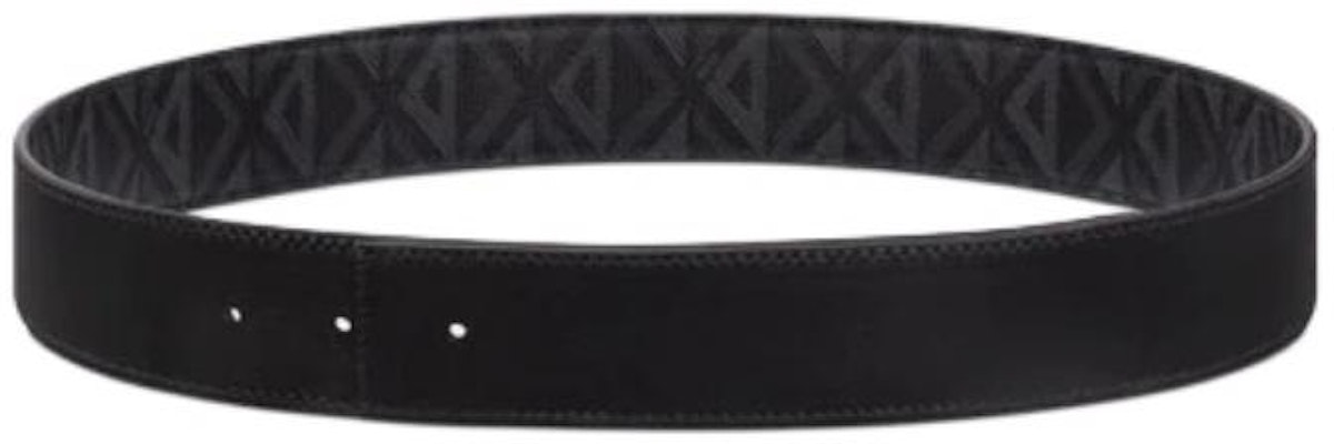 DIOR 菱形图案可双面用帆布皮革腰带 黑色 4厘米宽 4804ZZCDP-H43E Lookbook DIOR 菱形图案可双面用帆布皮革腰带 黑色 4厘米宽 4804ZZCDP-H43E