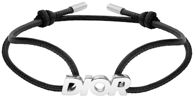 Dior "DIOR" Bracelet Silver/Black Dior "DIOR" Bracelet Silver/Black