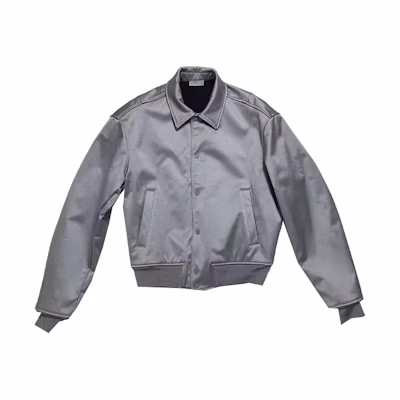 DIOR Embossed Glossy Collar Jacket - Grey 023J250A4826-C885