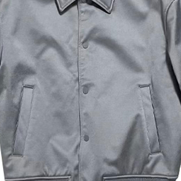 Details for DIOR Jaket Kerah Glossy Embossed - Abu-Abu 023J250A4826-C885