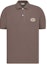 Buy DIOR Embroidered Logo Straight-Cut Brown Polo Shirt. 013J800A0373-C771