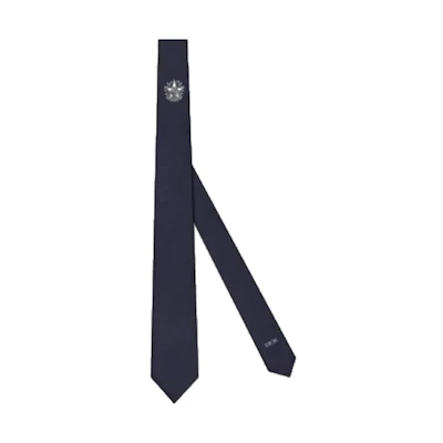 DIOR Fashion Casual Tie - Dark Blue. 24C1047B0722C588