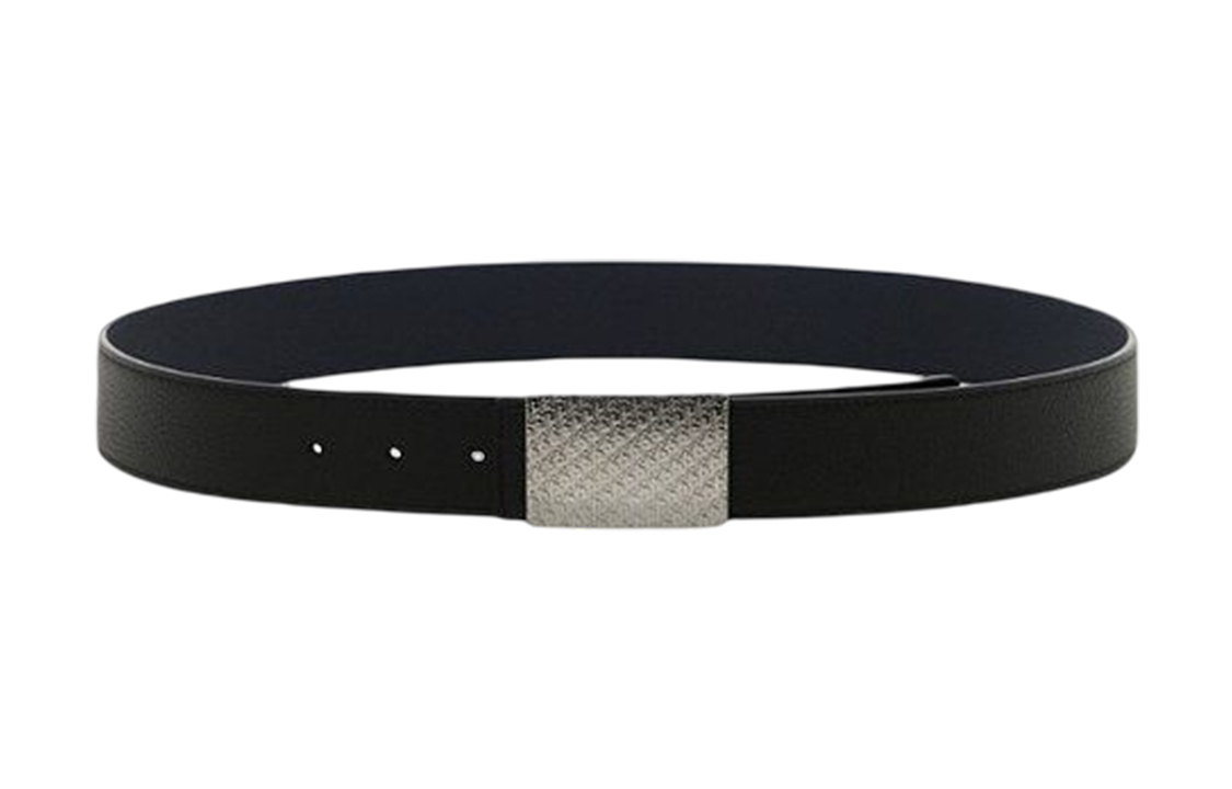 DIOR  Fashion Smooth Buckle Leather Belt - Black 4424R UTAM H16Q