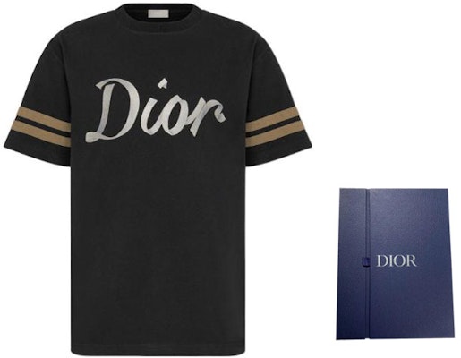 Camiseta Negra Rayas y Logo DIOR FW22 293J659A0554-C980 Purchase Camiseta Negra Rayas y Logo DIOR FW22 293J659A0554-C980