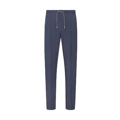 DIOR FW22 Solid Color Straight-Leg Casual Pants - Blue. 113C112A5887-C520