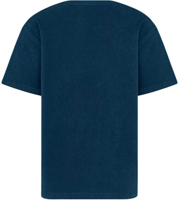 DIOR FW25 蓝色宽松刺绣棉质T恤。 593J696F3006-C580 Lookbook DIOR FW25 蓝色宽松刺绣棉质T恤。 593J696F3006-C580