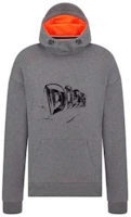 DIOR Gray Logo Printed Hoodie Sweatshirt. 393J633A0850C879 DIOR Gray Logo Printed Hoodie Sweatshirt. 393J633A0850C879