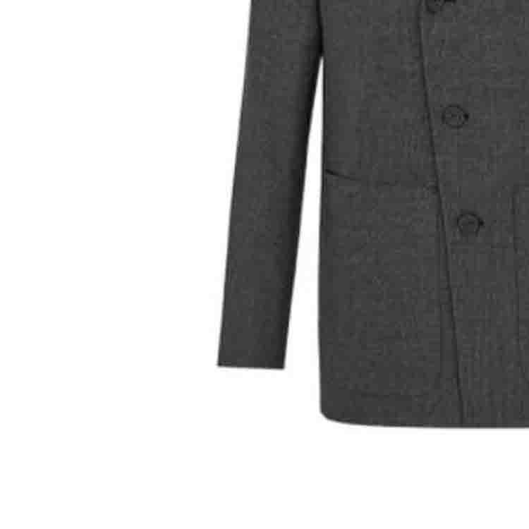 DIOR  Gray Single-Breasted Plaid Long-Sleeve Blazer Jacket 113C278A5605-C888 圖 6