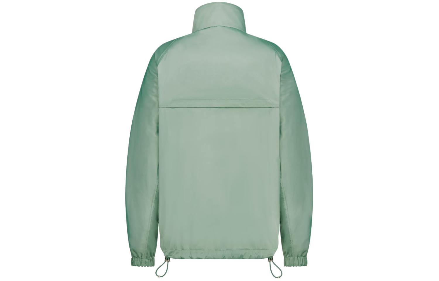 DIOR  Green Half-Zip Stand Collar Long Sleeve Jacket 383C412B5768-C680 圖 3