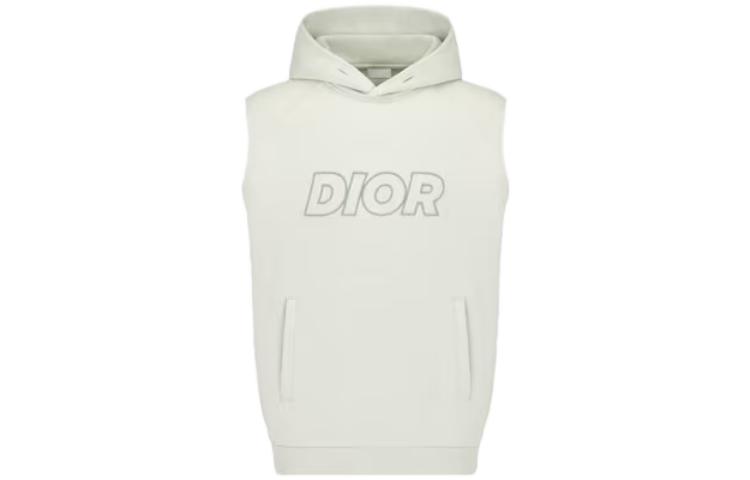 DIOR  Green Sleeveless Hoodie with Letter Print 393J638A0854-C686 圖 2
