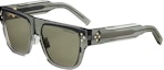 Order DIOR Gafas de Sol Cuadradas Verdes de Acetato con Patillas Decorativas. CDDMS6FXR55C0