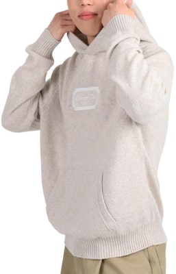 DIOR Grey Knit Pullover Hoodie with Letter Logo Design. 313M658AT474-C180 Shop DIOR Grey Knit Pullover Hoodie with Letter Logo Design. 313M658AT474-C180