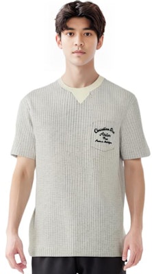 ディオール グレー ロゴプリント クルーネック 半袖 Tシャツ. 213J637A0739-C075 Sizing ディオール グレー ロゴプリント クルーネック 半袖 Tシャツ. 213J637A0739-C075