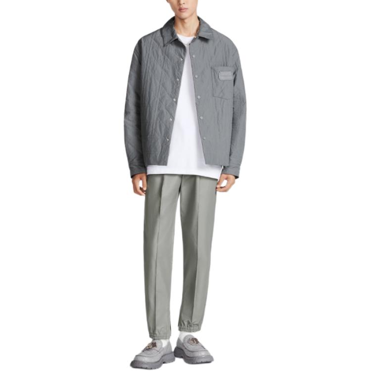 Shop 迪奥灰色中腰束带休闲风运动裤。 733C138E6107-C800