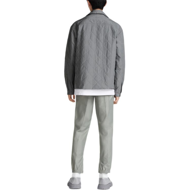 Purchase 迪奥灰色中腰束带休闲风运动裤。 733C138E6107-C800