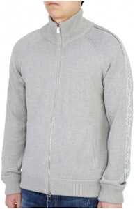 DIOR 高領灰色側條紋拉鍊休閒風針織毛衣 113M223AT187-C885 Buy DIOR 高領灰色側條紋拉鍊休閒風針織毛衣 113M223AT187-C885