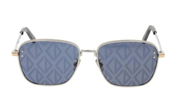 DIOR  Irregular Alloy Frame Sunglasses with Mirror Print - Silver. CDDIAMONDS4UF2B4 圖 2