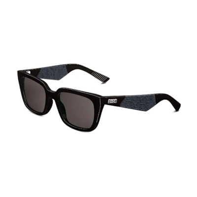 Dior Irregular Black Sunglasses with Logo Temple Design DB27S2IRR