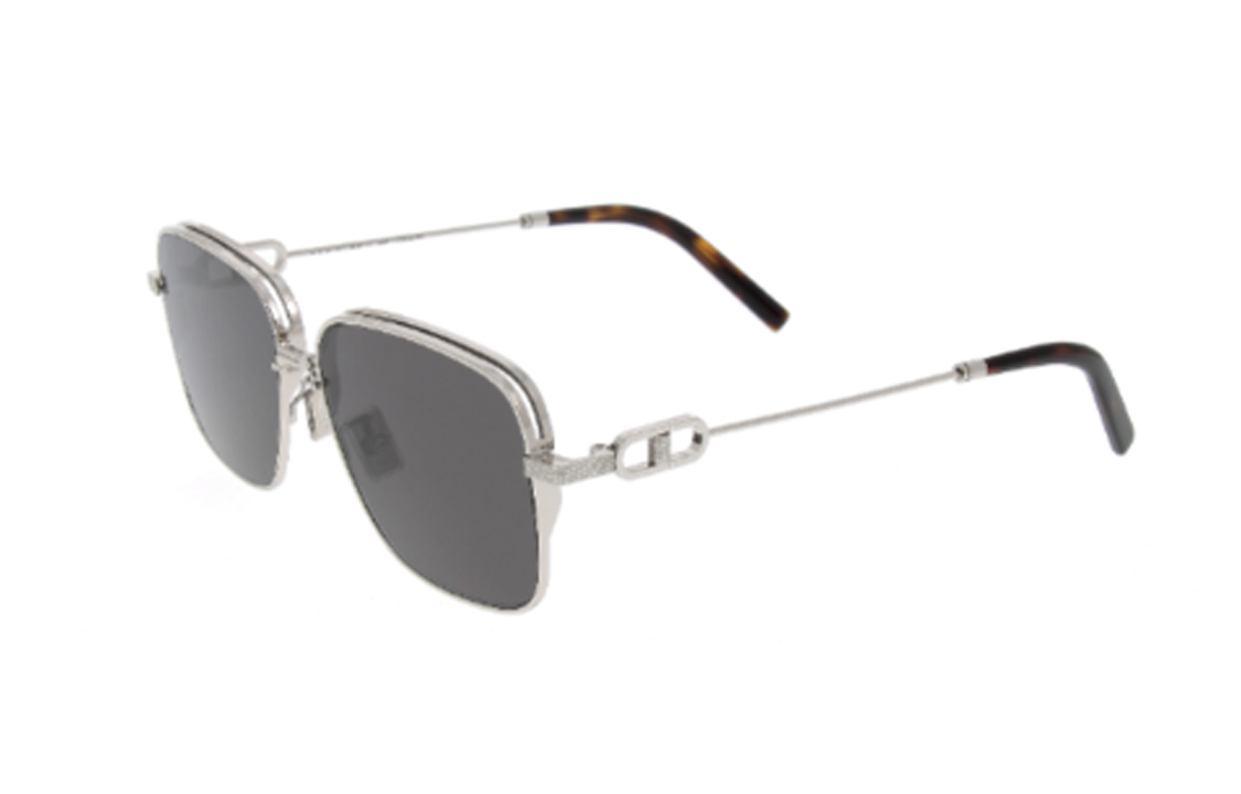 DIOR  Irregular Sunglasses Silver with Logo on Temples. CDLINKN1U