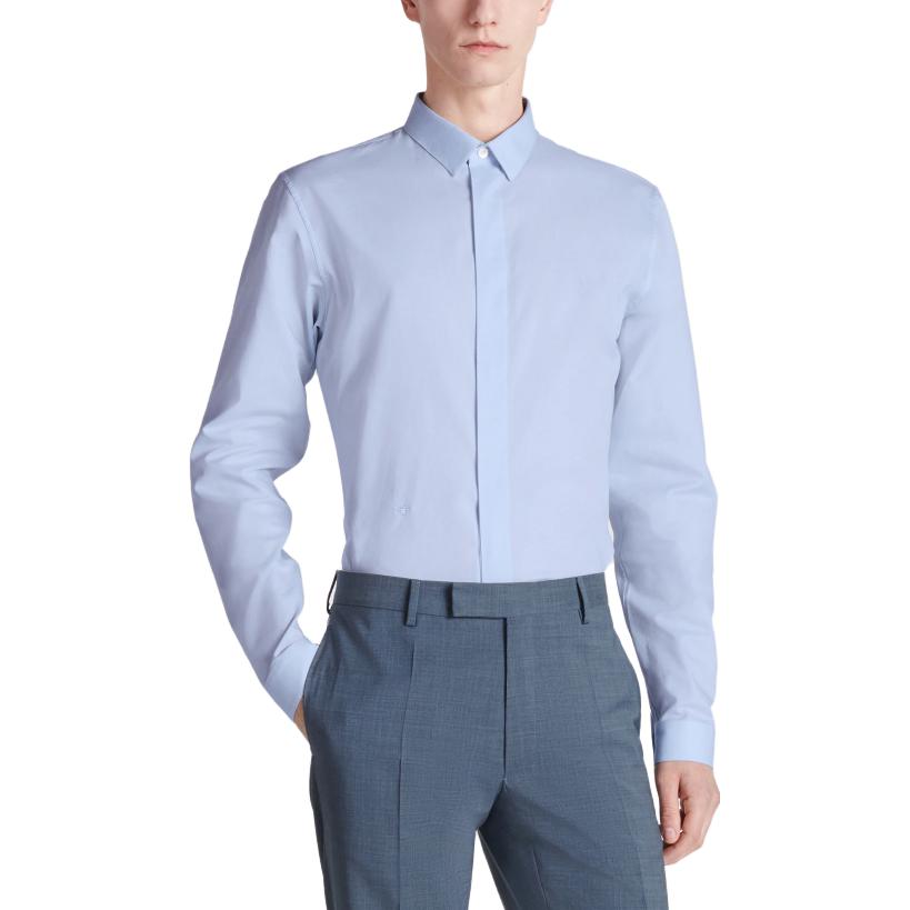 DIOR  Light Blue Embroidered Bee Long Sleeve Shirt. 433C529B5730-C500 圖 4