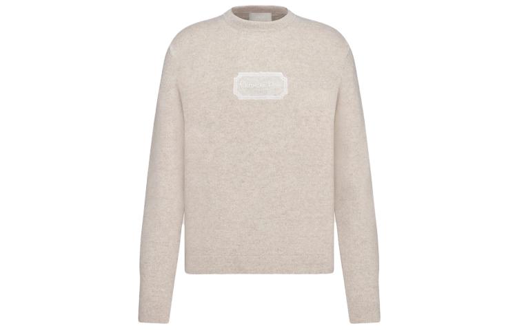 Order DIOR Sweater Rajutan Cashmere Dengan Logo Bordir. 243M645AT474-C680