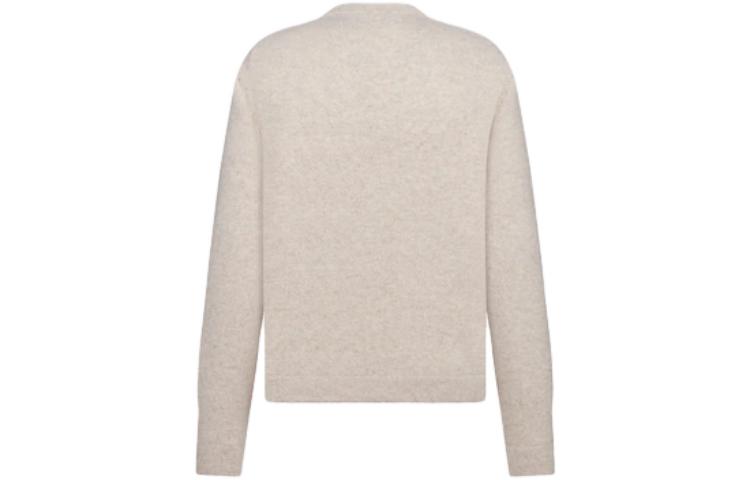 Lookbook DIOR Sweater Rajutan Cashmere Dengan Logo Bordir. 243M645AT474-C680