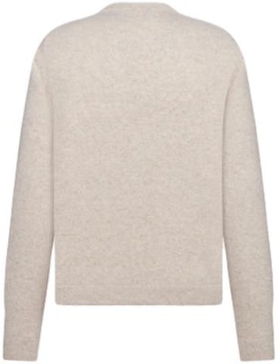 DIOR Logo Embroidered Cashmere Knit Pullover Sweater. 243M645AT474-C680 Lookbook DIOR Logo Embroidered Cashmere Knit Pullover Sweater. 243M645AT474-C680