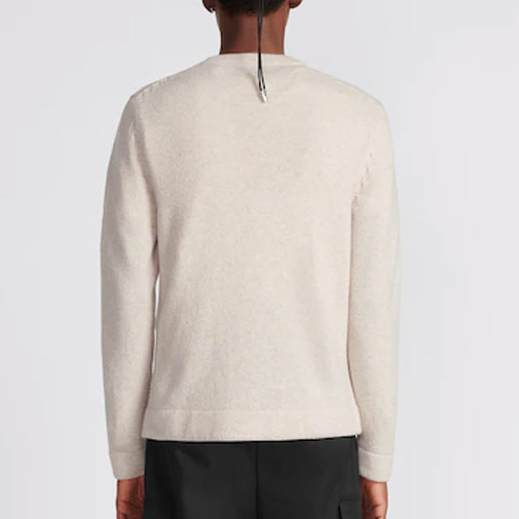 Purchase DIOR Sweater Rajutan Cashmere Dengan Logo Bordir. 243M645AT474-C680