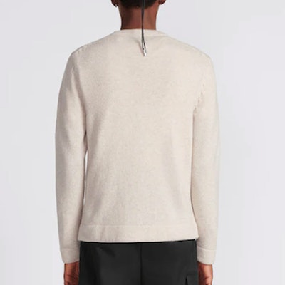 DIOR Logo Embroidered Cashmere Knit Pullover Sweater. 243M645AT474-C680 Purchase DIOR Logo Embroidered Cashmere Knit Pullover Sweater. 243M645AT474-C680