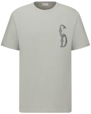 디올 로고 프린트 캐주얼 반팔 크루넥 티셔츠 343J637A0554-C087 Order 디올 로고 프린트 캐주얼 반팔 크루넥 티셔츠 343J637A0554-C087